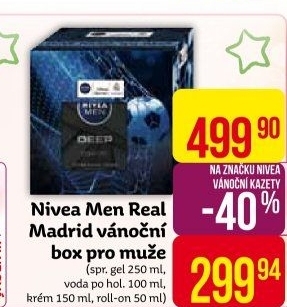Dárková kazeta pánská Men Real Madrid Nivea