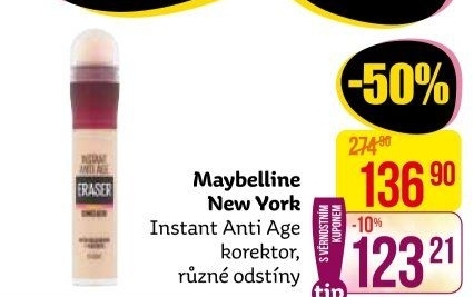 Korektor na kruhy pod očima Instant Anti-Age Eraser Eye Maybelline