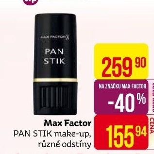 Make up v tyčince Panstik Max Factor