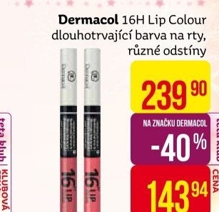 Rtěnka Lip Colour 16H Dermacol