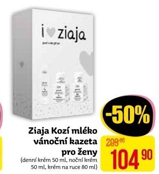 Dárková kazeta dámská Kozí mléko Ziaja