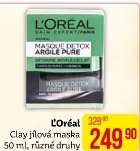 Pleťová maska jílová Pure Clay L'