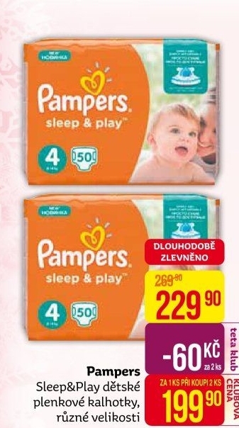Pleny dětské Pampers Sleep &amp