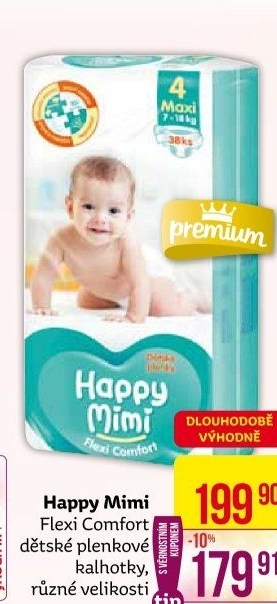 Pleny dětské Happy Mimi Flexi Comfort