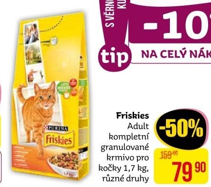 Granule pro kočky Friskies