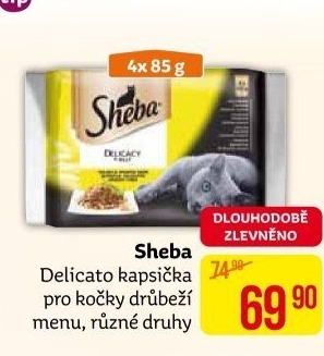 Kapsičky pro kočky Delicato Sheba