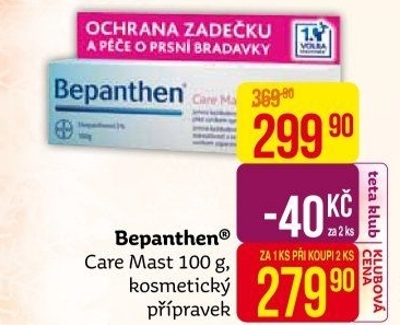 Mast proti opruzeninám Care Bepanthen
