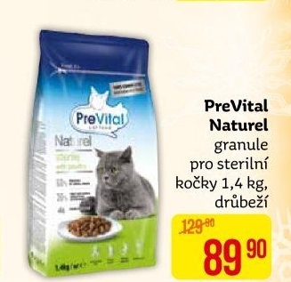 Granule pro kočky Naturel Prevital