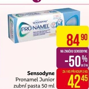 Pasta na zubyPronamel Junior Sensodyne