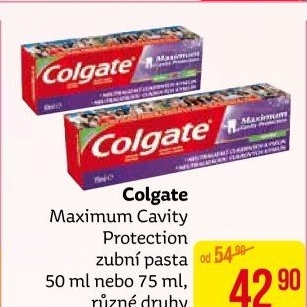 Pasta na zuby Protection Maximum Cavity Colgate