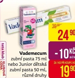 Pasty na zuby Vademecum