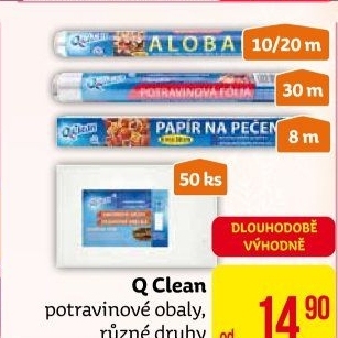 Potravinové obaly Q Clean
