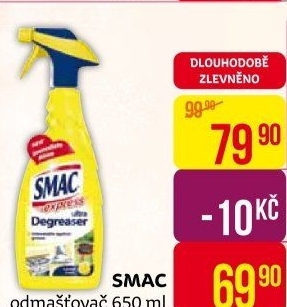Odmašťovač Smac Express