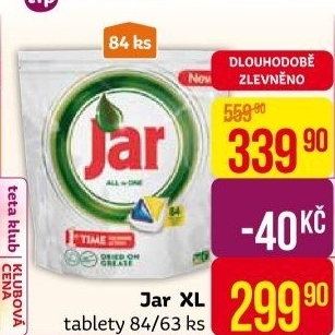 Kapsle do myčky Jar