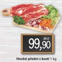Hovězí přední s kostí