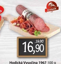 Salám Vysočina Hodická Krahulík