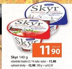 Dezert zakysaný bílý Skyr Bohušovická mlékárna