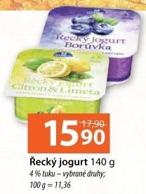 Ochucený jogurt řecký 4% Milko