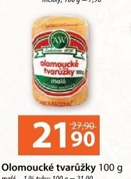 Sýr tvarůžky olomoucké A.W.
