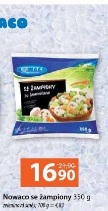 Zeleninová směs se žampiony mražená Nowaco