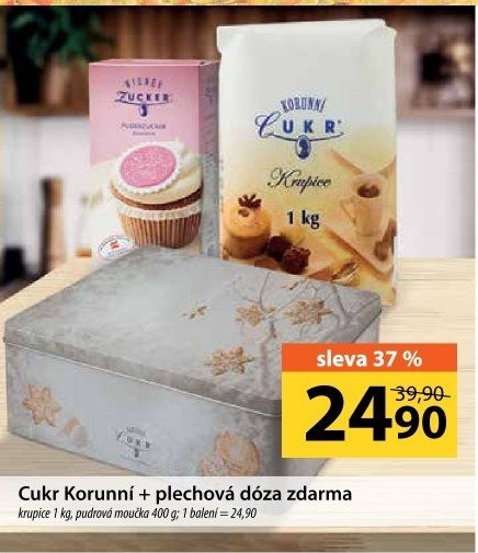 Cukr krupice Korunní