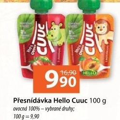 Ovocná kapsička 100% Hello CUUC