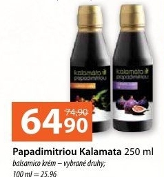 Krém balsamico Papadimitriou Kalamata
