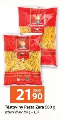 Těstoviny Pasta Zara