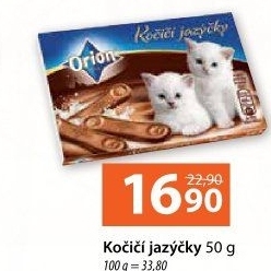 Jazýčky čokoládové Orion