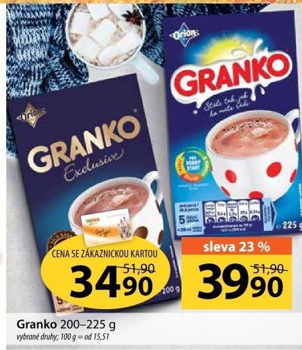 Instantní kakao Granko