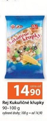 Kukuřičné křupky Rej