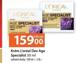 Krém pleťový proti vráskám Age Specialist L'