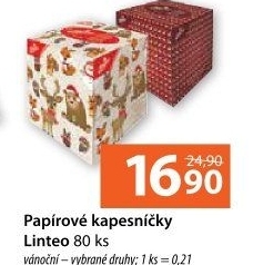 Kapesníčky papírové Linteo - box
