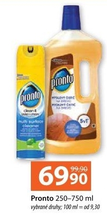 Prostředky čisticí Pronto