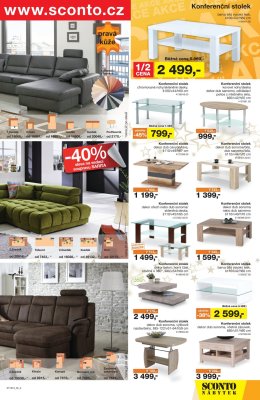 akční leták Sconto nábytek 28.11.2018-27.12.2018