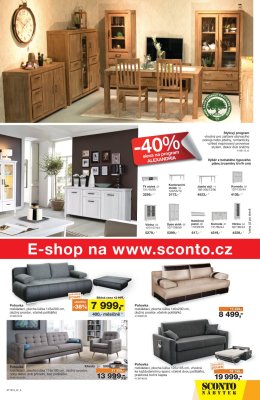 akční leták Sconto nábytek 28.11.2018-27.12.2018