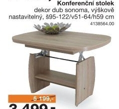 Konferenční stolek KIRK MIN