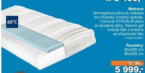 Matrace THERMOGEL MED