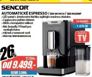 SES 9010CH Automatické EspressoSENCOR