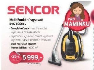 SVC 5001YL multifunkční vysavačSENCOR