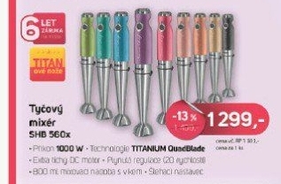 SHB 5600GG tyčový mixérSENCOR