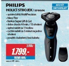 S5100/06 HOLICÍ STROJEKPHILIPS