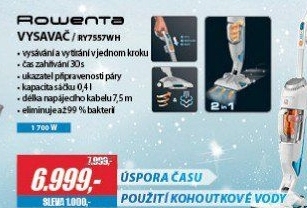 RY7557WH PARNÍ VYSAVAČROWENTA