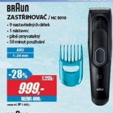 HC 5010 ZASTŘIHOVAČBRAUN