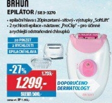 SE 3-3270 SoftPerfection EPILÁTOR BRAUN