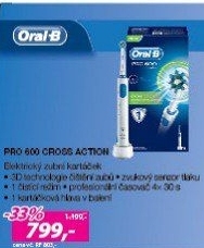 PRO 600 CROSS ACTION ZUBNÍ KART. ORAL B
