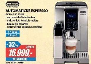 ECAM 350.55.SB AUTO. ESPRESSODELONGHI