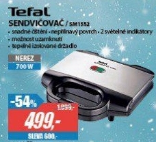 SM1552 SENDVIČOVAČTEFAL