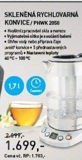 PHWK 2050 RYCHLOVAR. SKL. KONVICE PHILCO