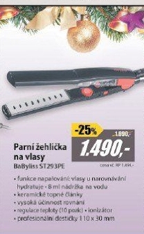 ST293PE ŽEHLIČKA NA VLASYBaByliss